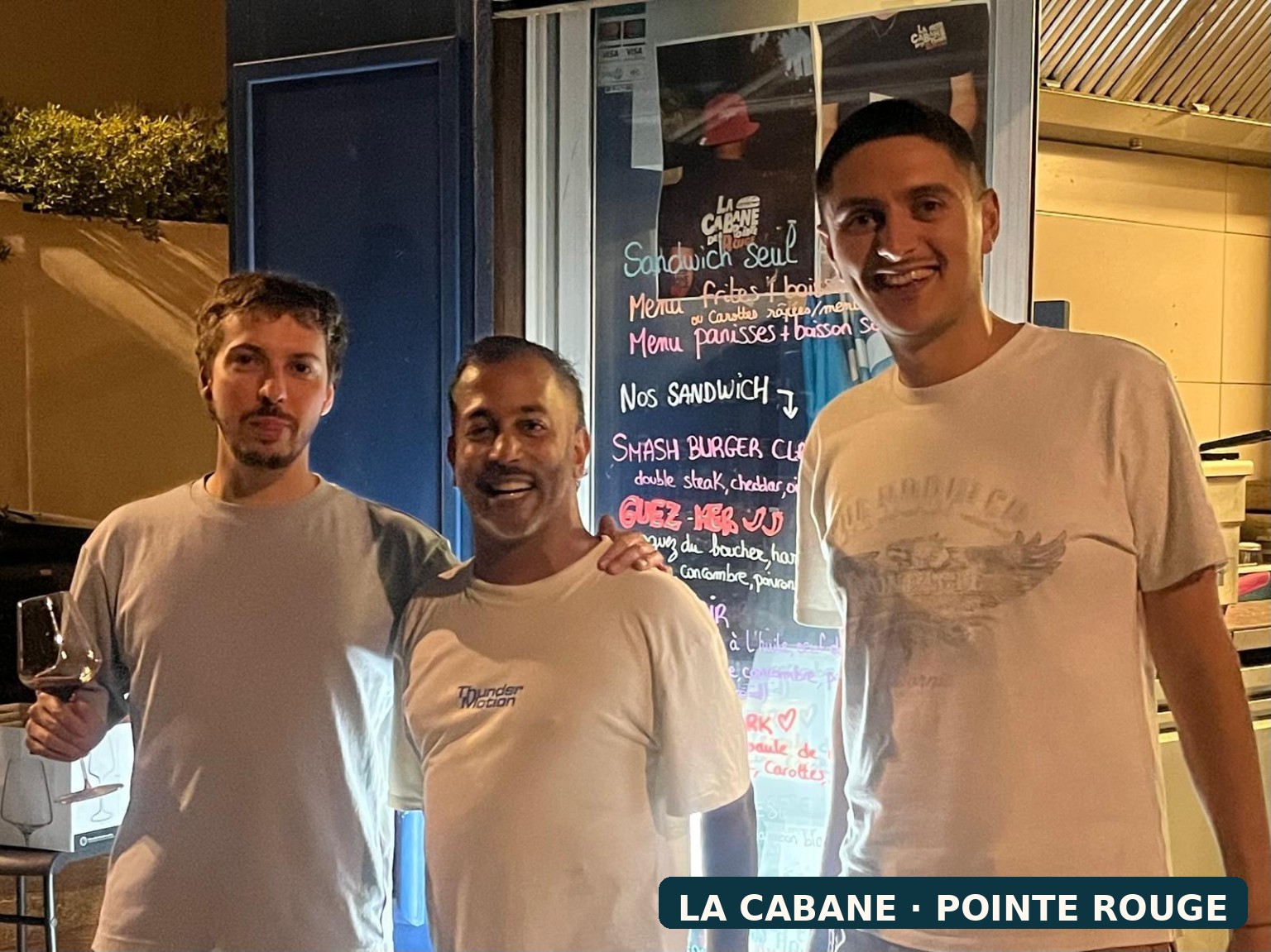 Soirée privée devant La Cabane