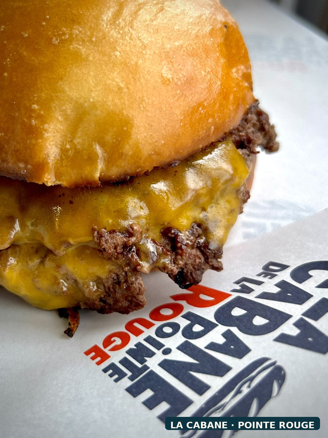 Smash Burger de La Cabane de la Pointe Rouge